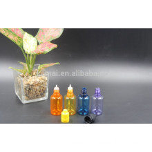 30ml PET oil color bottle with pressure screw cap